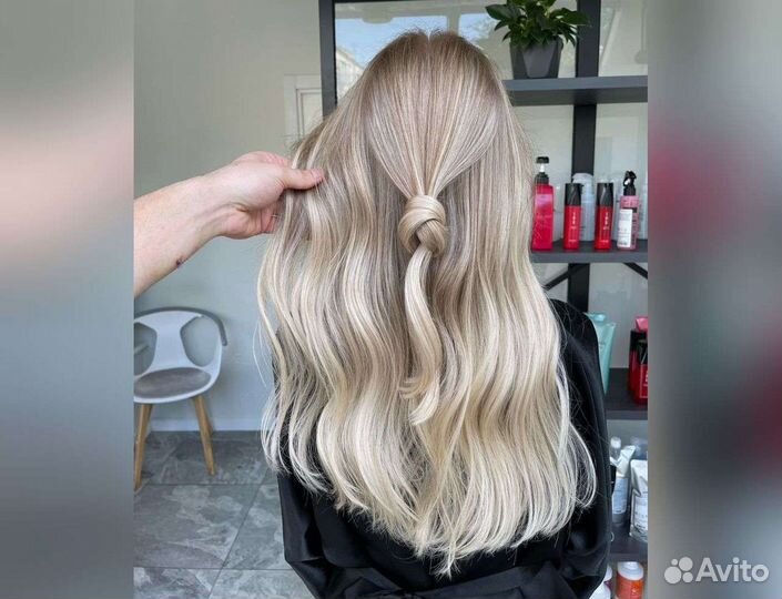 Сложное окрашивание волос хендтач Handtouch