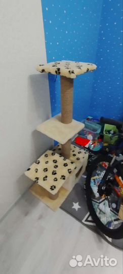 Когтеточка, домик для кошек