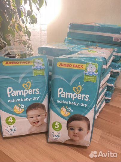 Подгузники и трусики Pampers все размеры