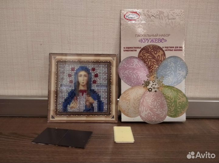 Икона Магдалина бисер