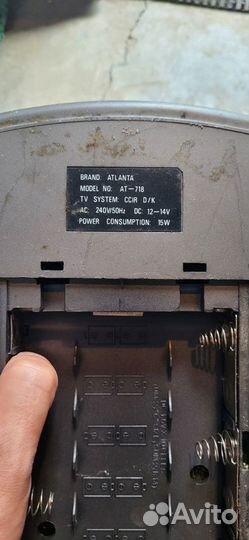 Переносной телевизор СССР