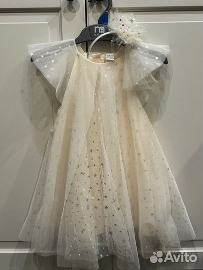 Платье праздничное 92-98 и ободок