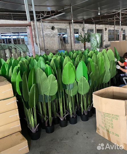 Искусственные цветы растения деревья