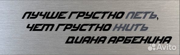 Диана Арбенина Ночные Снайперы автограф на металле