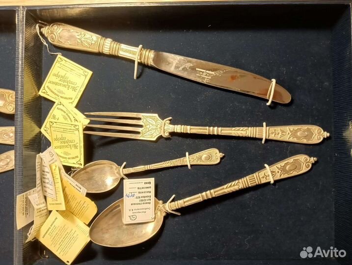 Столовое серебро 925 набор