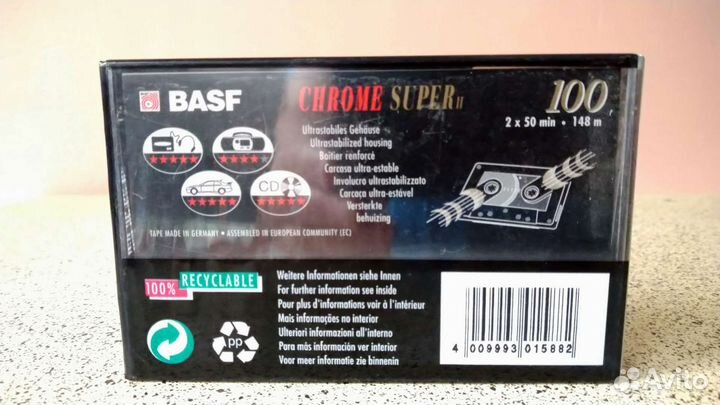 Аудиокассета Basf 100