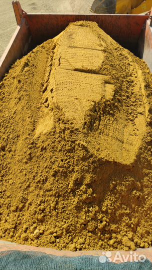 Песок карьерный с доставкой