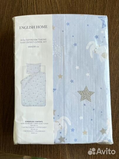 Новый комплект детского постельного белья