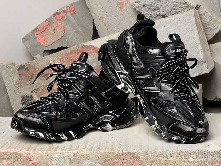 Balenciaga Track Black Faded