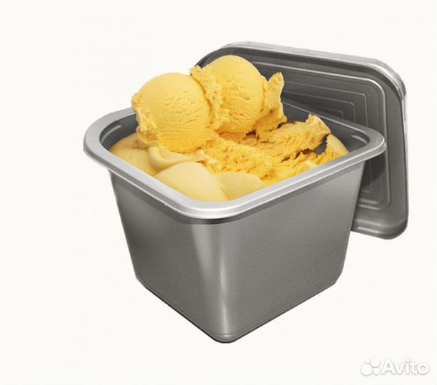 Вванночки с мороженным (чистая диния )