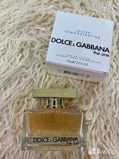 Dolce & Gabbana The One For Woman 75ml Тестер