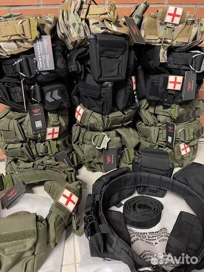Пояс разгрузочный тактический с подсумками