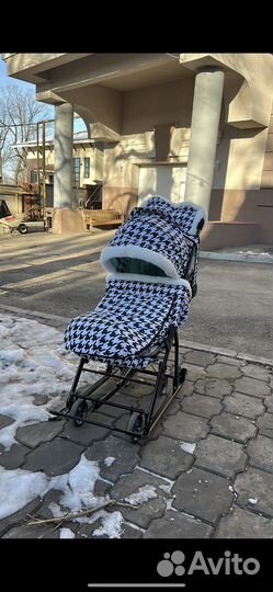 Коляска санки