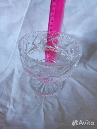 Ваза конфетница хрусталь СССР