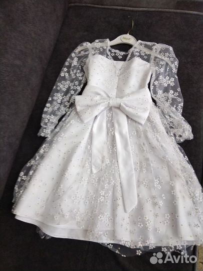 Детское нарядное платье 122-128