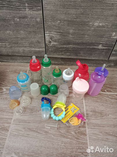 Бутылочки, нимблер, пустышки