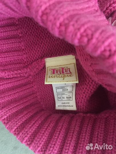 Шапка Tu Tu unique, меринос, 52 см