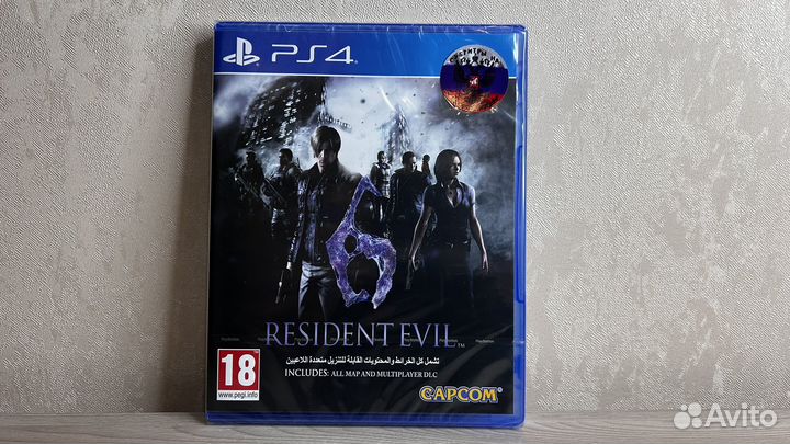 Resident Evil 6 ps4 Новый диск
