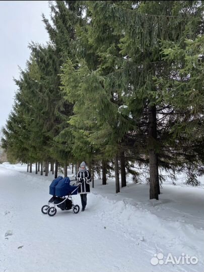 Коляска для двойни bumbleride