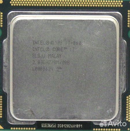 Процессор Intel Core i7-860 2.8 (3.46) Ghz (Socket