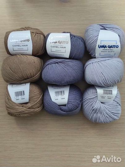 Пряжа Пух норки,Lana GattoSupersoft,MaxiSoft,Camel