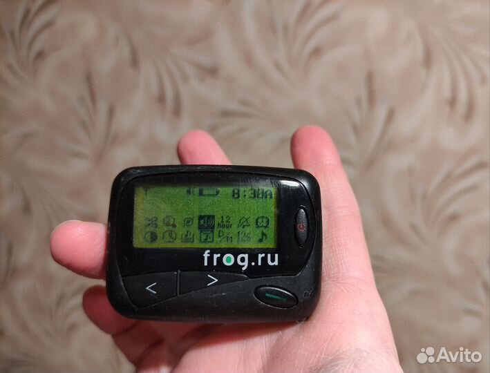 Пейджер часы будильник
