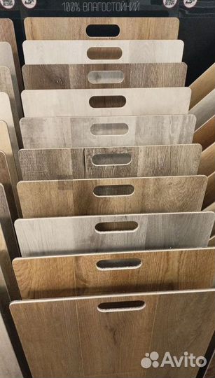 Кварвиниловая плитка / Доставка и установка