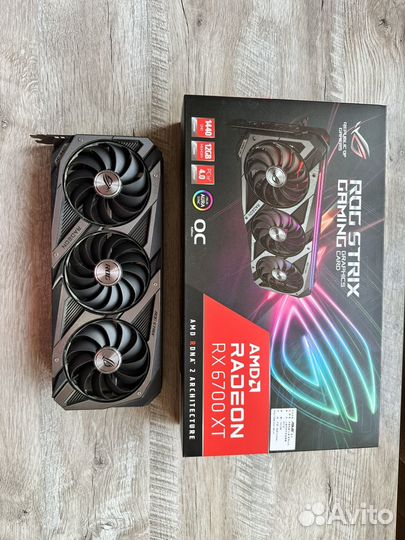 Видеокарта AMD Radeon rx6700xt