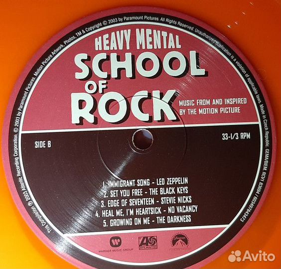 Винил Various – School Of Rock Music From. Orange