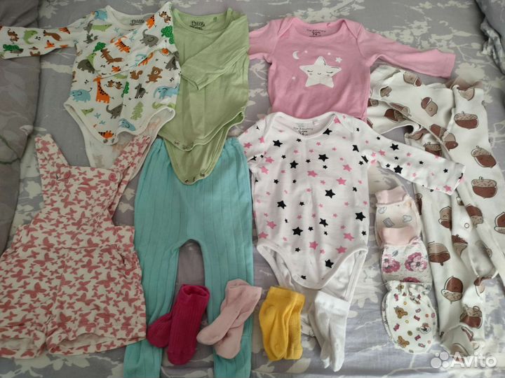 Вещи пакетом для девочки 68-74