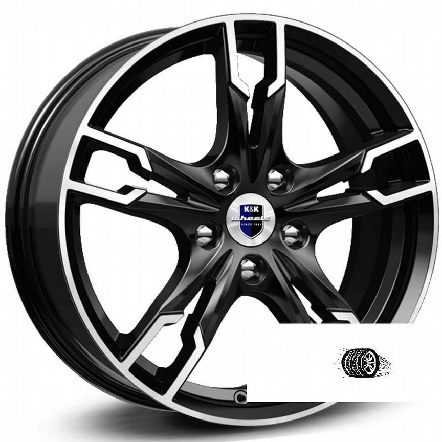 Литые диски K&K 7×R17 5×112