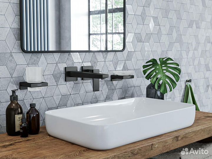 Мыльница Hansgrohe AddStoris 41746670 черная матовая