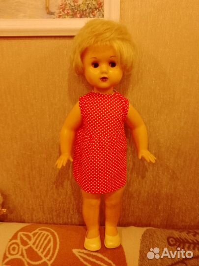 Кукла СССР, Марина, флиртующие глаза, кукла 48 лет