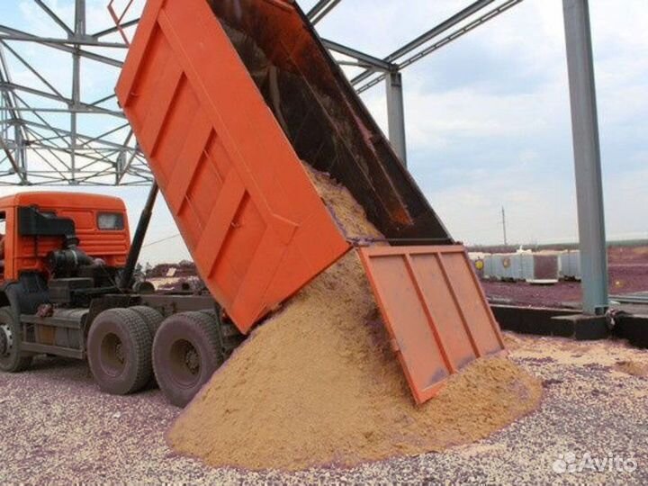 Песок \ Щебень намывной для строительства от трех