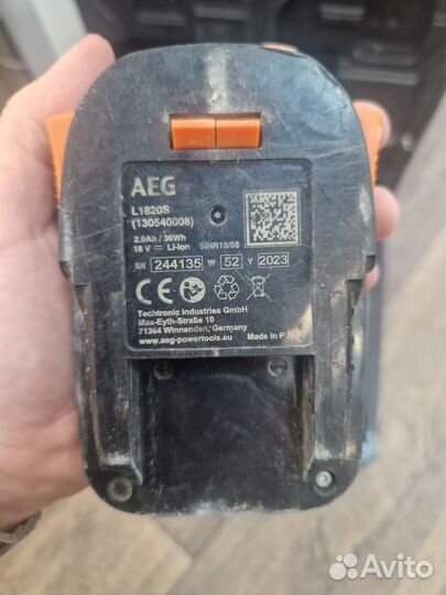 Шуруповерт aeg bs18g4