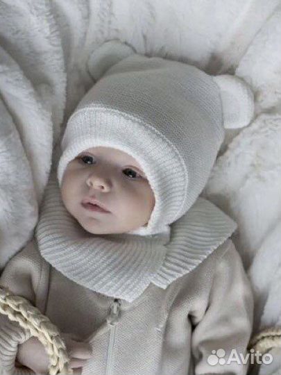 Новая Шапка шлем детская зимняя