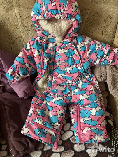 Зимний комбинезон для девочки