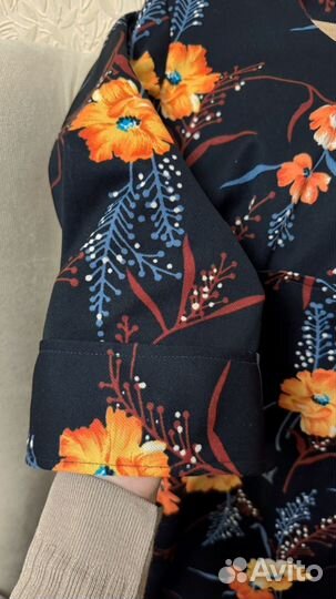 Платье из кремплена