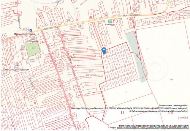 Публичная кадастровая карта кочкуровский район мордовия