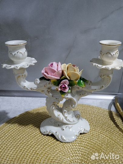 Подсвечник фарфор Rudolf Kammer