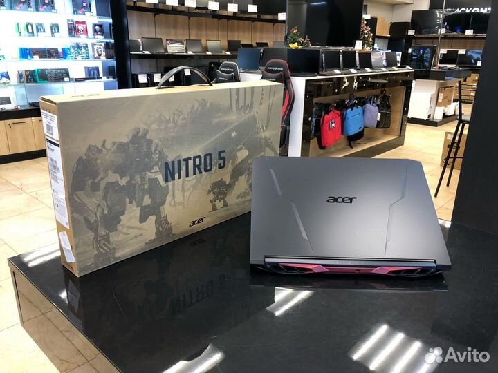 Новый Acer Nitro 5 IPS Ryzen 5 5600H/GTX 1650/512G