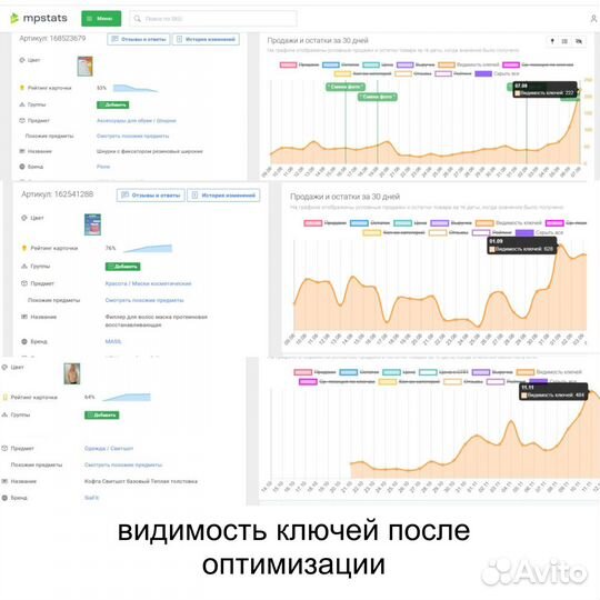 SEO оптимизация карточек сео wildberries вб озон