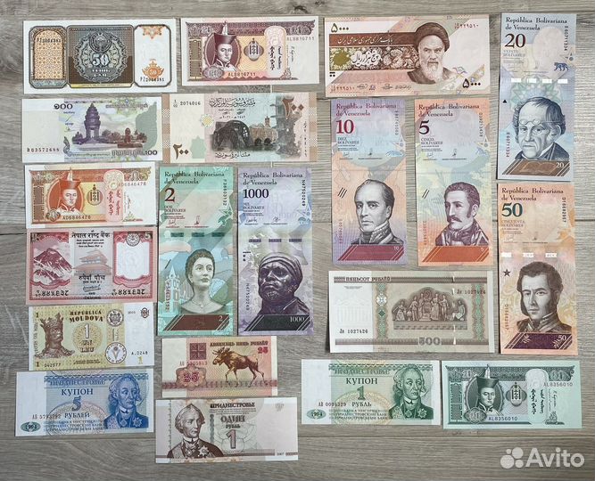 Продажа банкнот мира пресс