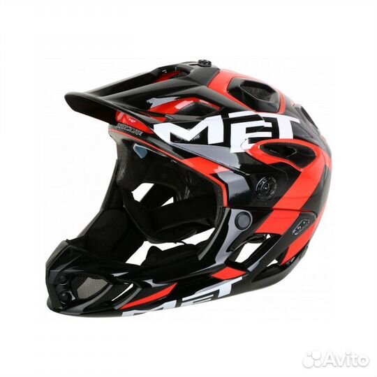 Шлем MET Parachute, размер - L (59-62 см), черно-к