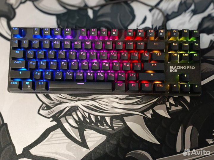 Механическая клавиатура dexp Blazing Pro RGB