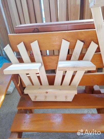 Полка настенная деревянная