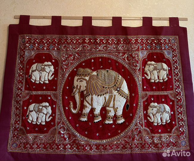 Ковер панно индийский биссер ручная работа