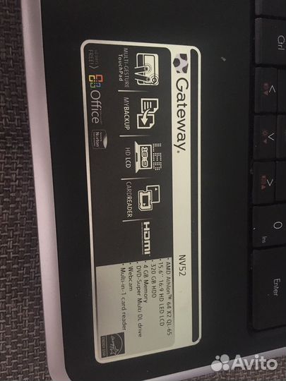 Ноутбук Gateway MS2274