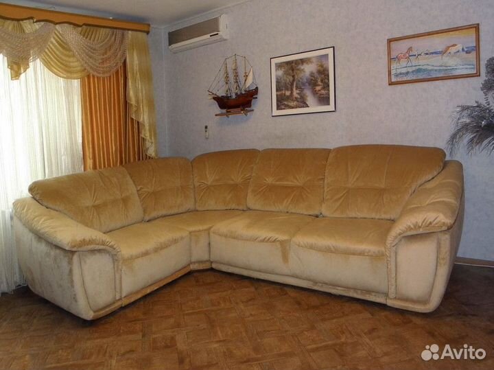 Перетяжка и замена обивки кресел из ткани