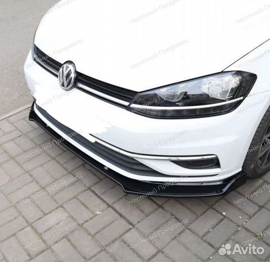 Сплиттер губа Volkswagen Golf 7